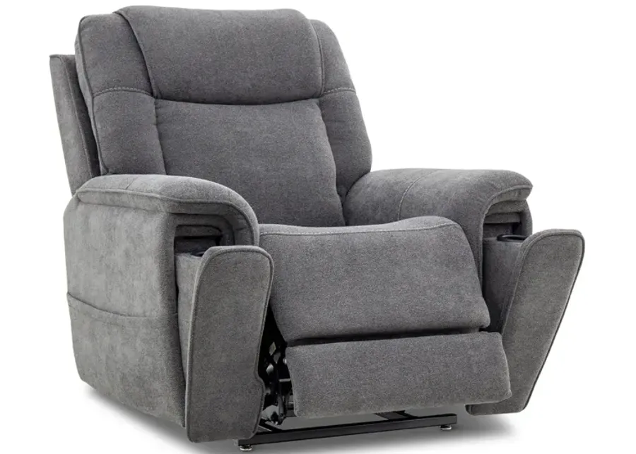 Timmy Power Lift Chair Recliner - Pewter