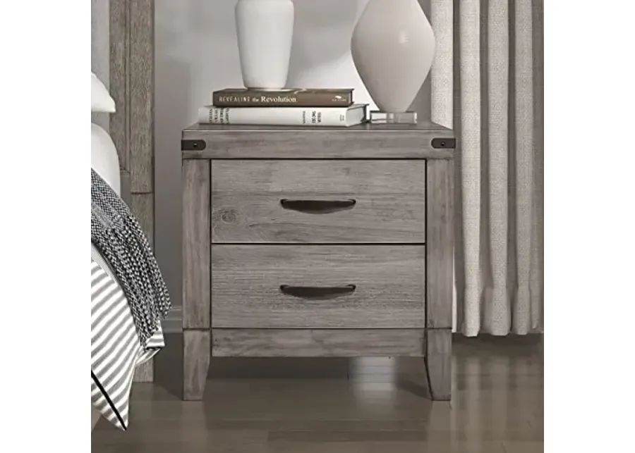 Lexicon Zade 2-Drawer Nightstand, Brownish Gray-22