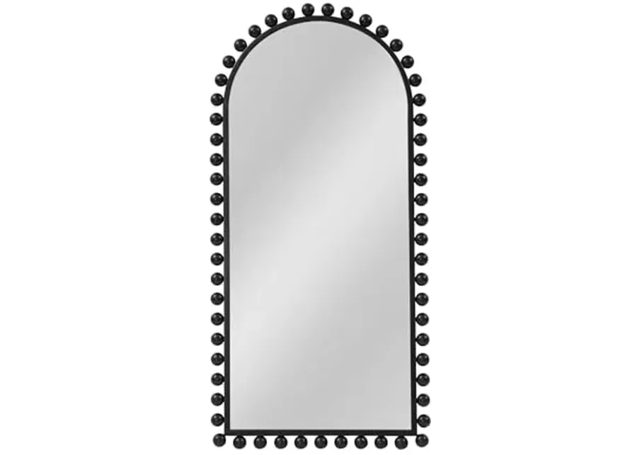 Claria Wall Mirror - Black-Black