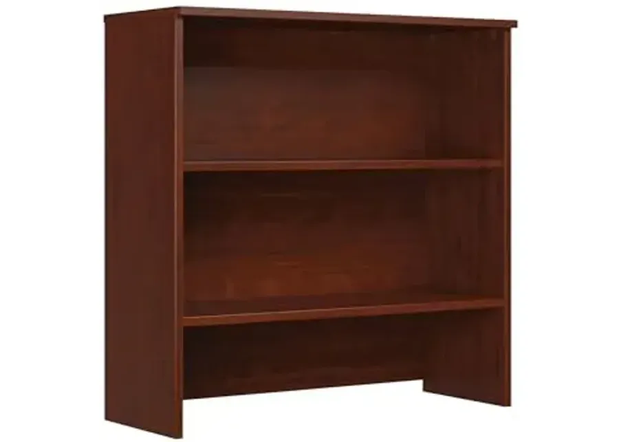 Sauder Office Works Affirm 36" X 36" Bookcase Hutch, Classic Cherry Finish-Classic Cherry