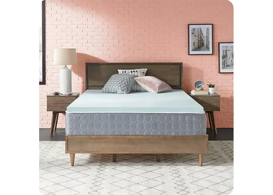 Sealy Dreamlife 2é¥?Gel Memory Foam California King Mattress Topper with SealyComfort Gel Foam, 1 Year Limited Warranty, Made in The USA-Dreamlife