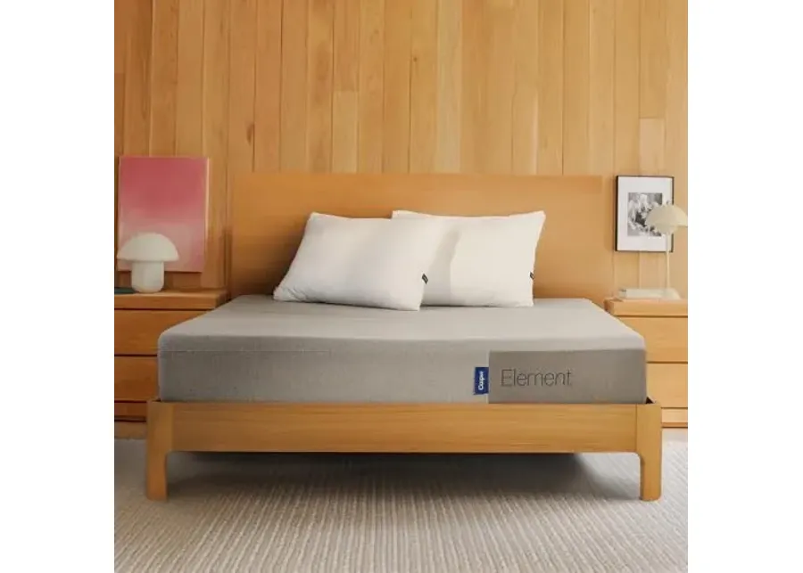 Casper Sleep Element Mattress, Full Size - Memory Foam + Support - 100-Night Trial - Medium Firm CertiPUR-US Mattress, Grey-Grey