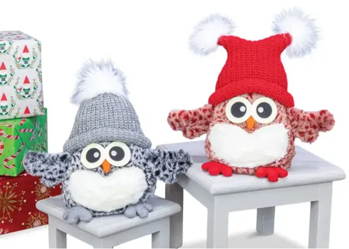 Owl with Winter Hat