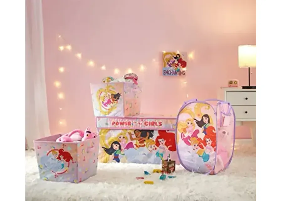 Disney Princess 4 Piece Storage Set for Kids �Pop Up Hamper, Collapsible Storage Trunk & 2 Nesting Bins �Bedroom & Toy Organization Solution �Durable & Lightweight-Princess 1 60475-disney-princess-4-piece-storage-set-for-kids-pop-up-hamper-collapsible-storage-trunk-2-nesting-bins-bedroom-toy-organization-solution-durable-lightweight-princess-1.webp