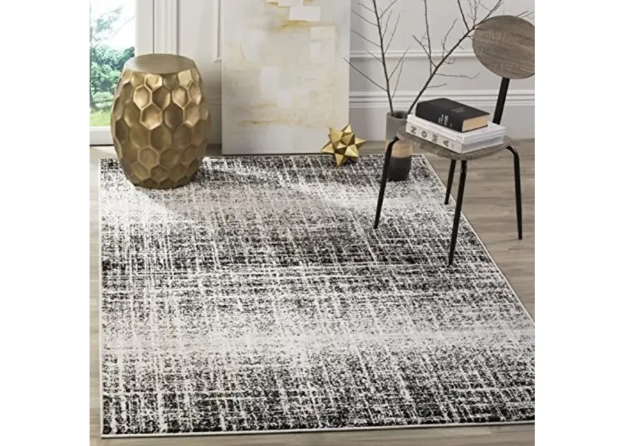 SAFAVIEH Adirondack Collection Area Rug - 5'1" x 7'6\-Ivory, Black