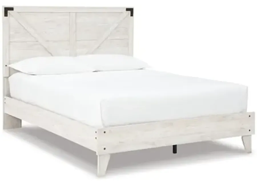 60717-signature-design-by-ashley-shawburn-industrial-queen-crossbuck-panel-platform-bed-with-metal-slats-foundation-or-box-spring-not-needed-whitewash-whitewash-1.webp
