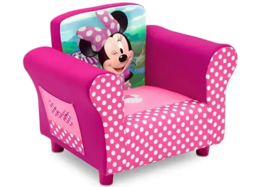 Delta Children Upholstered Chair, Disney Minnie Mouse-Minnie Mouse
