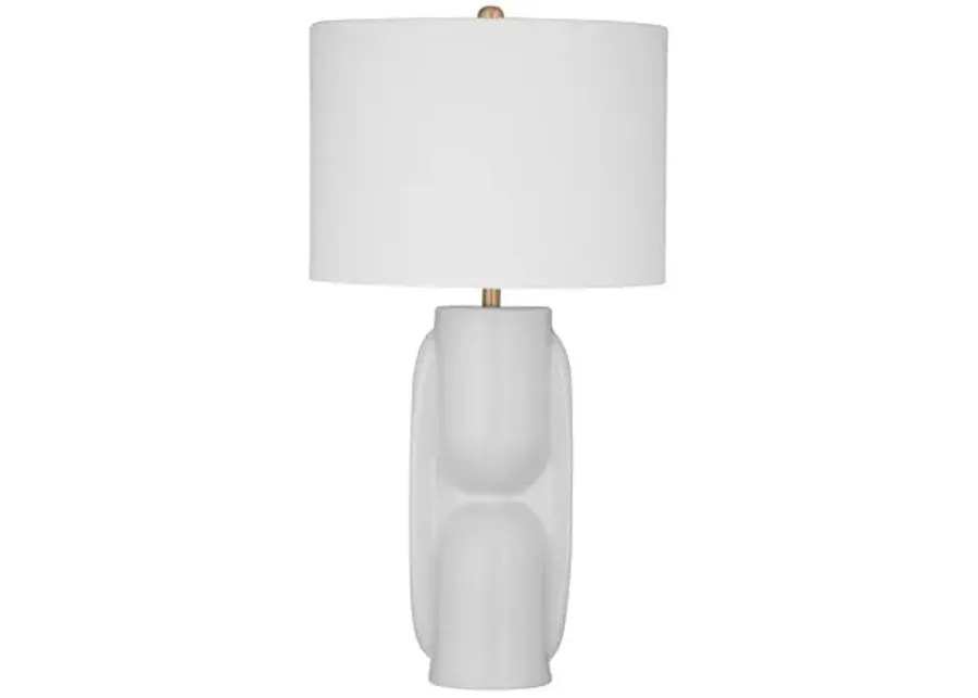 Bassett Mirror Company Tolland Table Lamp - White-White