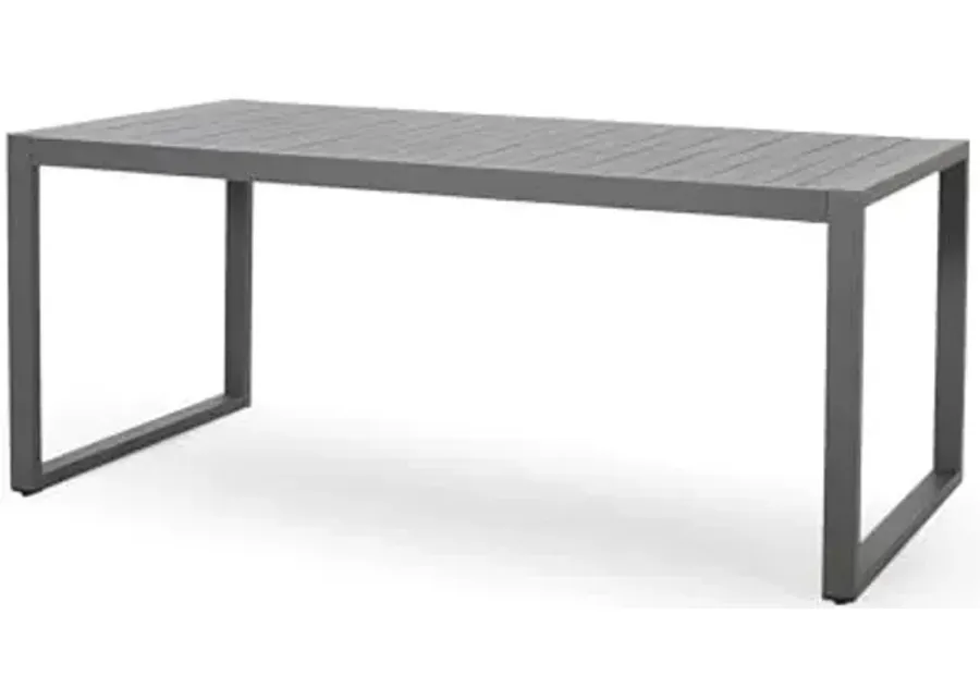 Christopher Knight Home Navan Dining Table, 70 "W x 35 "D x 30 "H, Gray-Grey