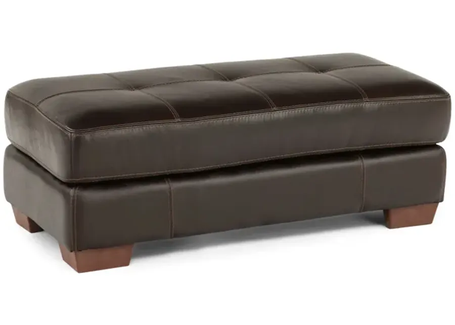 Phoenix Leather Cocktail Ottoman