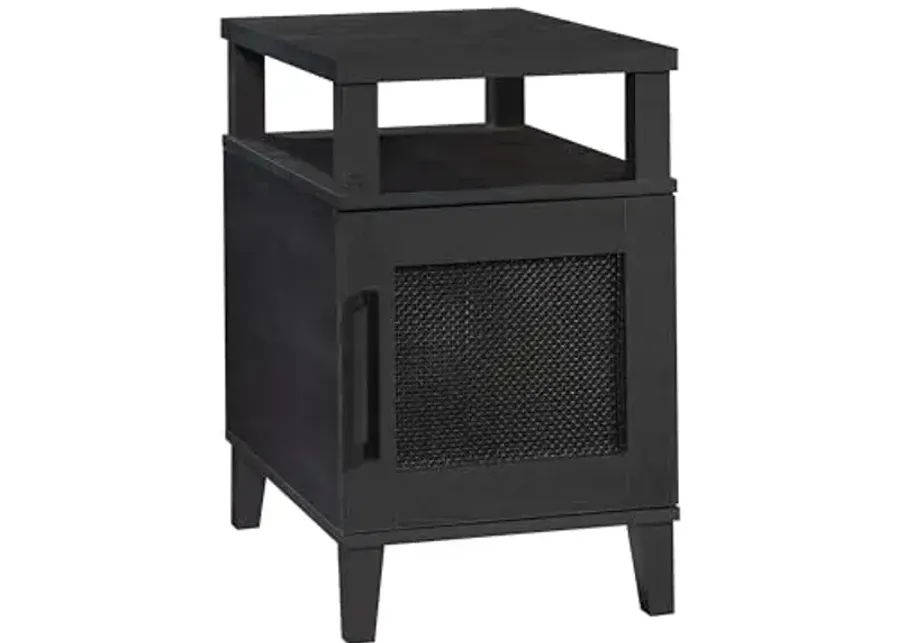 Sauder Tiffin Line End Table, in Raven Oak Finish-Raven Oak Finish