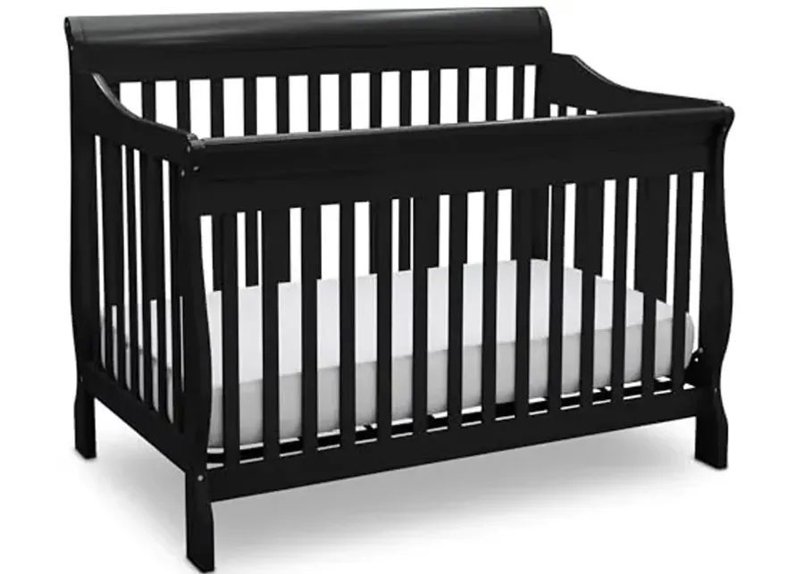 Delta Children Canton 4-in-1 Convertible Crib - Easy to Assemble, Black-Black 1 61473-delta-children-canton-4-in-1-convertible-crib-easy-to-assemble-black-black-1.webp
