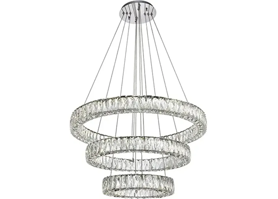 Elegant Decor Indoor Modern Monroe Integrated LED chip Light Chrome Chandelier Clear Royal Cut Crystal - 31.5x31.5x21-Clear 1 61814-elegant-decor-indoor-modern-monroe-integrated-led-chip-light-chrome-chandelier-clear-royal-cut-crystal-31-5×31-5×21-clear-1.webp