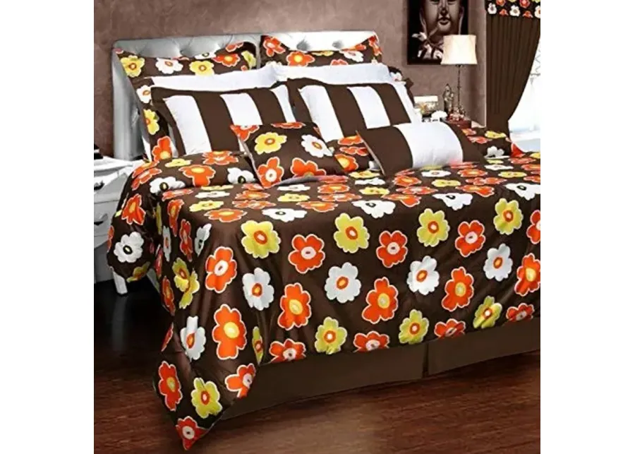 Tribeca Living 12 Piece Bed in A Bag, 100% Cotton Bedding Set Includes Oversized Comforter, Two Shams, Decorative Cushions, Deep Pocket Sheets and Skirt, King, Sonja-Sonja 1 62058-tribeca-living-12-piece-bed-in-a-bag-100-cotton-bedding-set-includes-oversized-comforter-two-shams-decorative-cushions-deep-pocket-sheets-and-skirt-king-sonja-sonja-1.webp