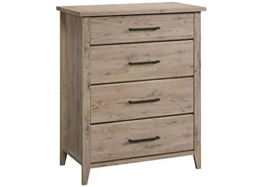 Sauder 4248723 Summit Station 4-Drawer Chest, L: 34.65" x W: 18.74" x H: 42.32\-Laurel Oak