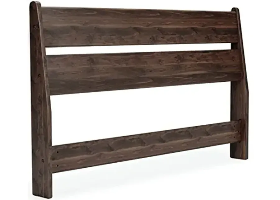 Signature Design by Ashley Calverson Modern Open Slat Panel Headboard ONLY, Full, Brown-Dark Brown