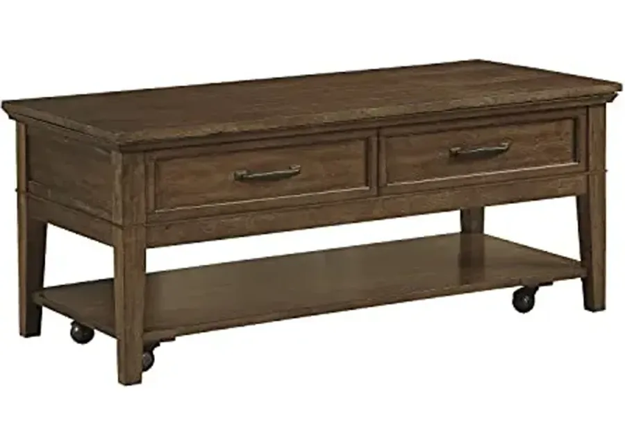 Lexicon Marlowe Coffee Table, Walnut-Walnut