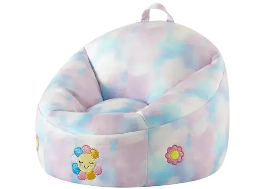 Heritage Kids Micromink Squishy Bean Bag Chair for Kids Ages 3+, Flower-Flower 1 63732-heritage-kids-micromink-squishy-bean-bag-chair-for-kids-ages-3-flower-flower-1.webp