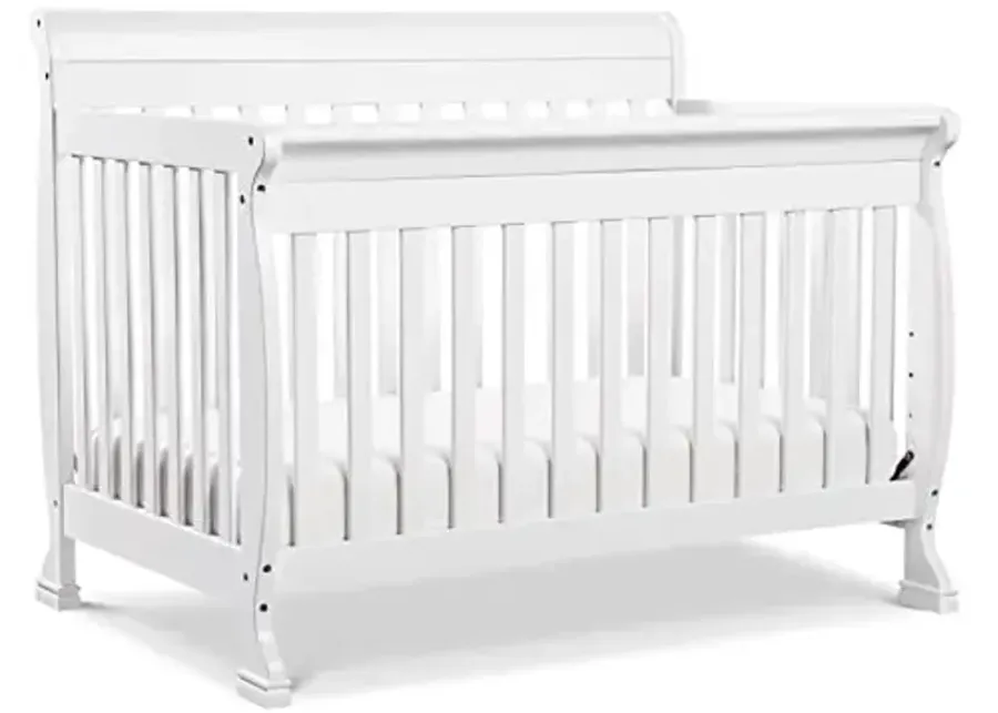 DaVinci Kalani 4-in-1 Convertible Crib in White, Greenguard Gold Certified-White