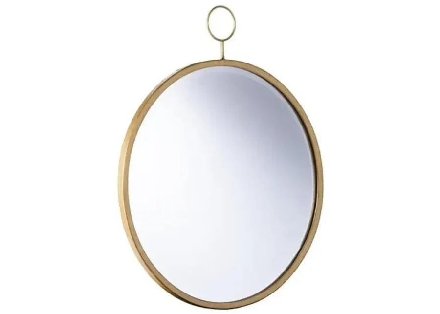 Southern Enterprises SEI Furniture Lorena Wall Mirror in Antique Bronze-Bronze
