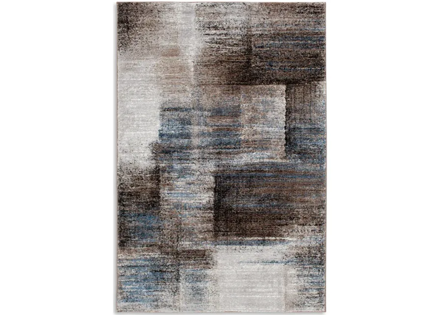 Relax Atlanta Dusk Blue Area Rug - 5 0  X 7 6 