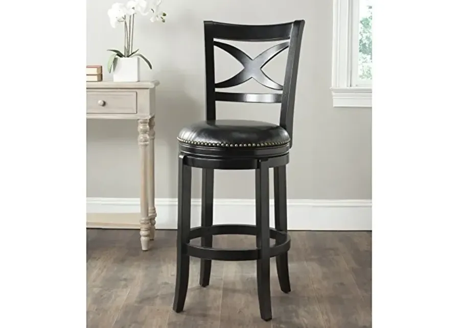 Safavieh Home Collection Santino Black 29-inch Bar Stool-22