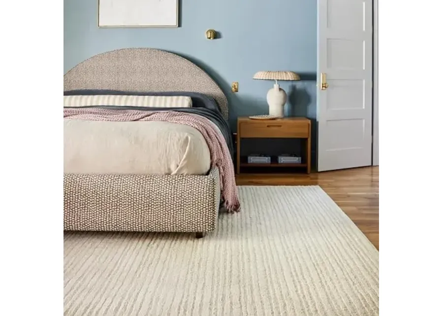 Rugs USA Southwest Striped Wool Area Rug, 5x8, Ivory-Southwest Ivory