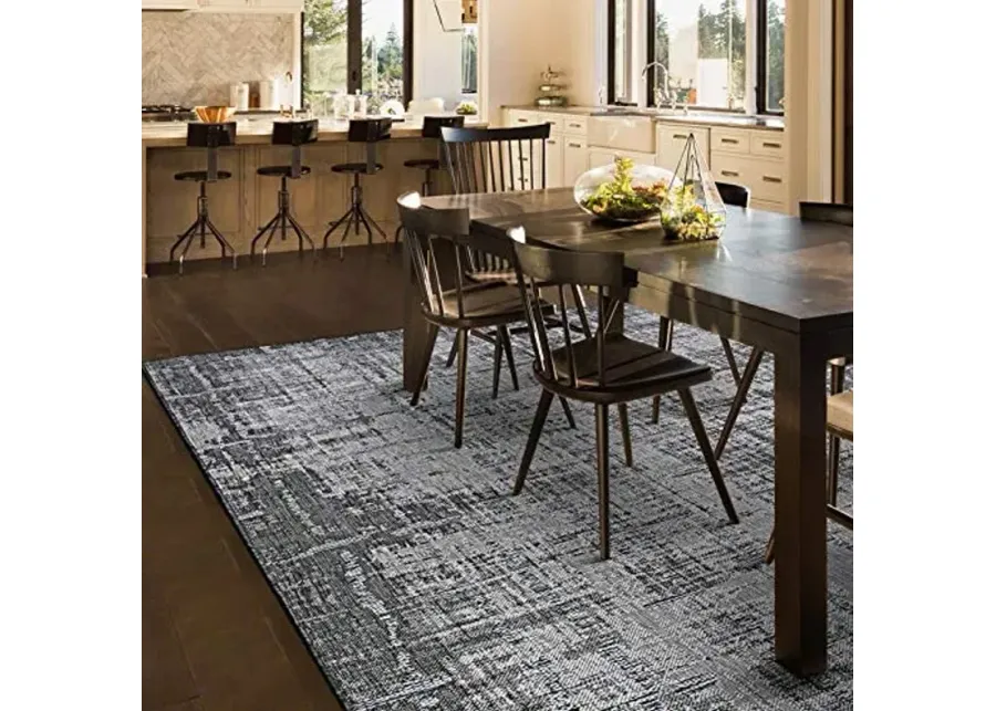 Couristan Charm Tiverton Anthracite-Light Gray Indoor/Outdoor Area Rug, 2'2" x 4'3"-Anthracite-light Gray