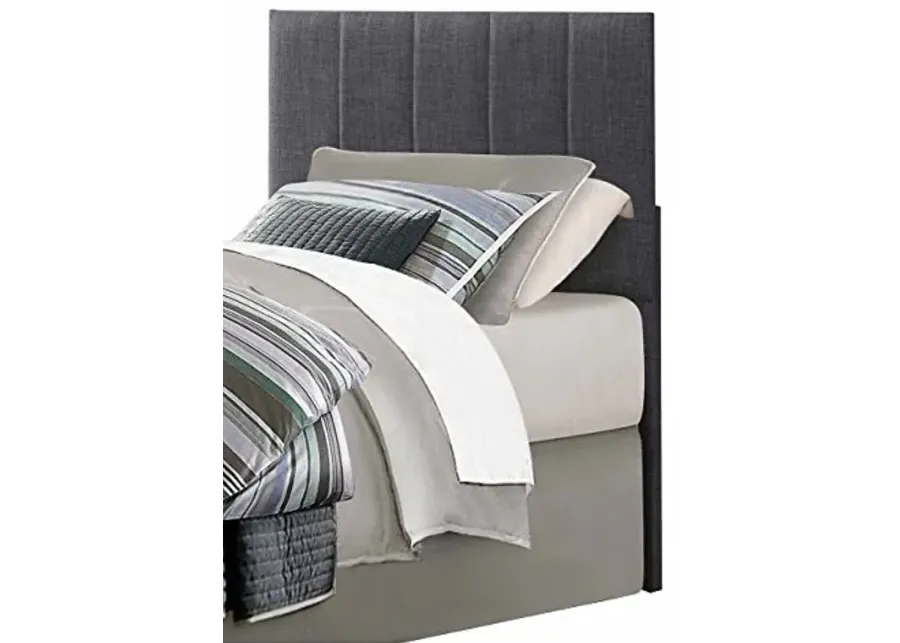 Homelegance 2024T-1HB Potrero Fabric Upholstered Headboard, Twin, Gray-Gray