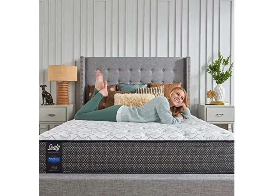 Sealy Response Performance 11.5-Inch Plush Tight Top Mattress, King, White-White
