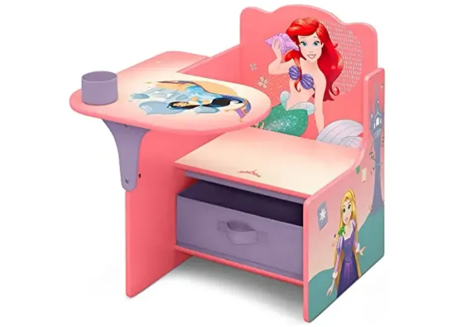 Delta Children Chair Desk with Storage Bin, Disney Princess-Pink