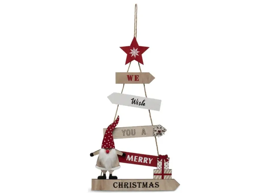 Gnome Christmas Sign