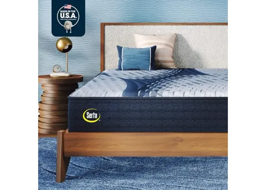 Serta iComfort - Aveda 12" Medium Twin XL Memory Foam Mattress - Pressure-Relieving, Cooling, and Supportive for a Restorative Sleep - 100 Night Trial, CertiPUR-US Certified-Blue