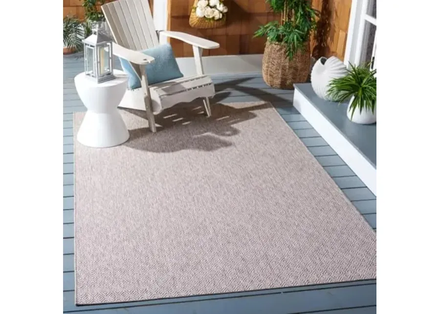 SAFAVIEH Courtyard Collection Area Rug - 6'7" x 9'6\-Beige