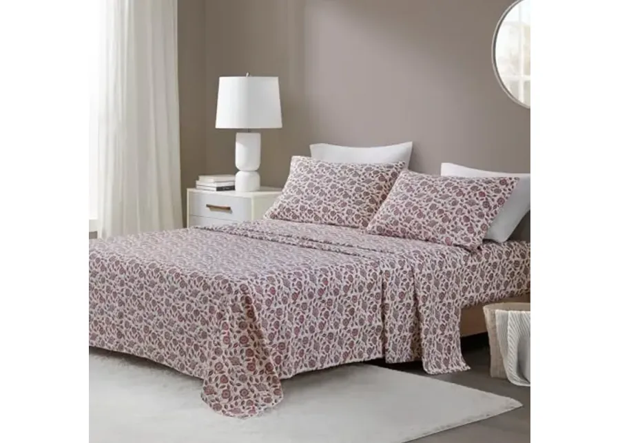 Beautyrest Cotton Sheet Set Cozy Print 100% Cotton Flannel Sheets Warm & Fuzzy Bedding Set, Oversized Sheets, Deep Pocket Fits Up to 16" Mattress Queen Bed Sheets Queen Rust Floral 4 Piece-92 1 66914-beautyrest-cotton-sheet-set-cozy-print-100-cotton-flannel-sheets-warm-fuzzy-bedding-set-oversized-sheets-deep-pocket-fits-up-to-16-mattress-queen-bed-sheets-queen-rust-floral-4-piece-92-1.webp