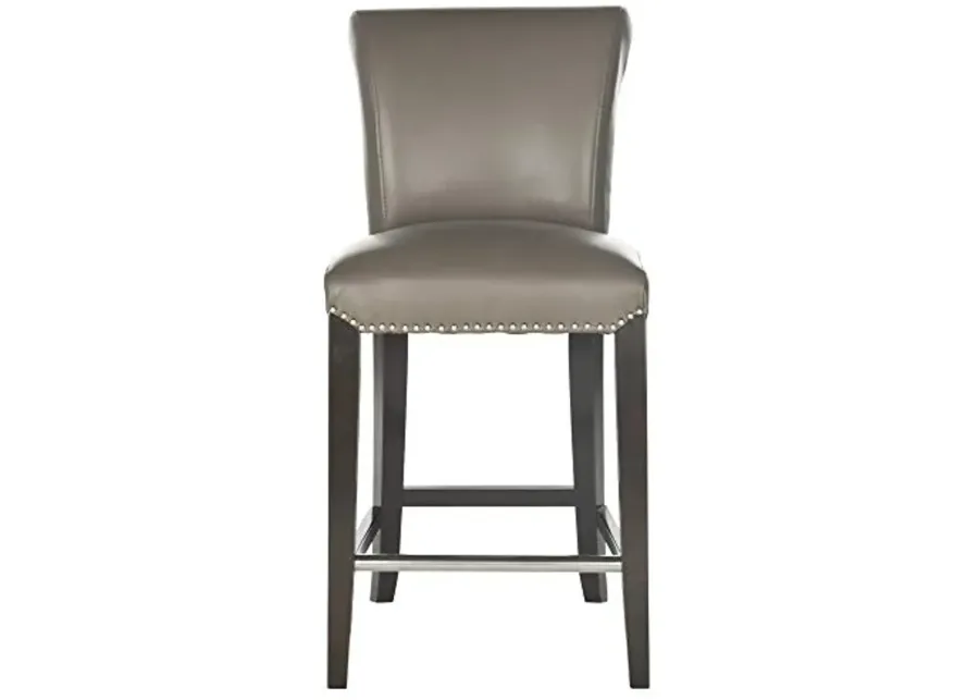Safavieh Mercer Collection Seth Clay Leather 23.5-inch Counter Stool-19