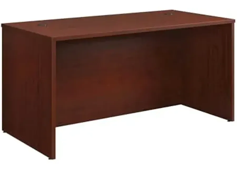 OfficeWorks by Sauder Affirm 60'' Desk Shell, L: 59.06'' x W: 29.53'' x H: 29.29'', Classic Cherry-Classic Cherry