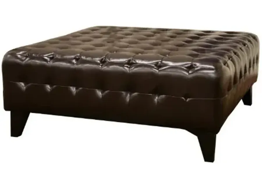 Baxton Studio TA1235-Dark Storage-Ottomans, Large, Dark Brown-Dark Brown
