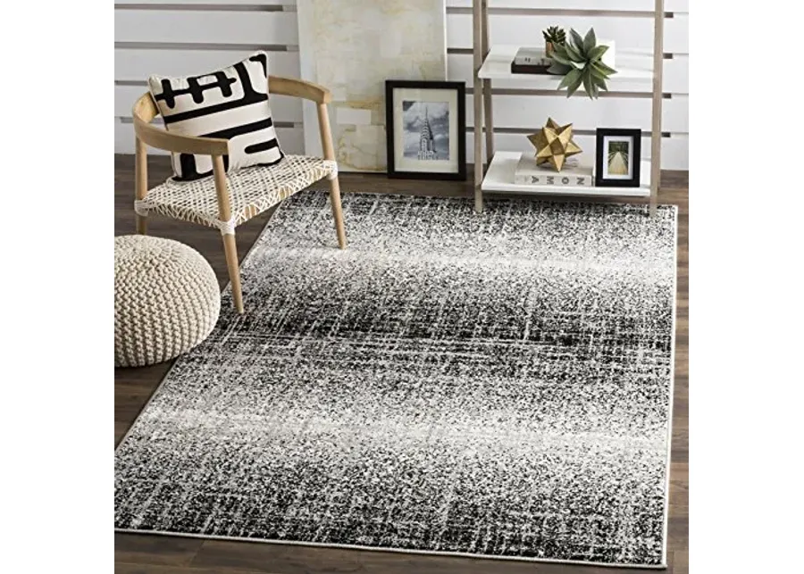 SAFAVIEH Adirondack Collection Area Rug - 5'1" x 7'6\-Silver, Black