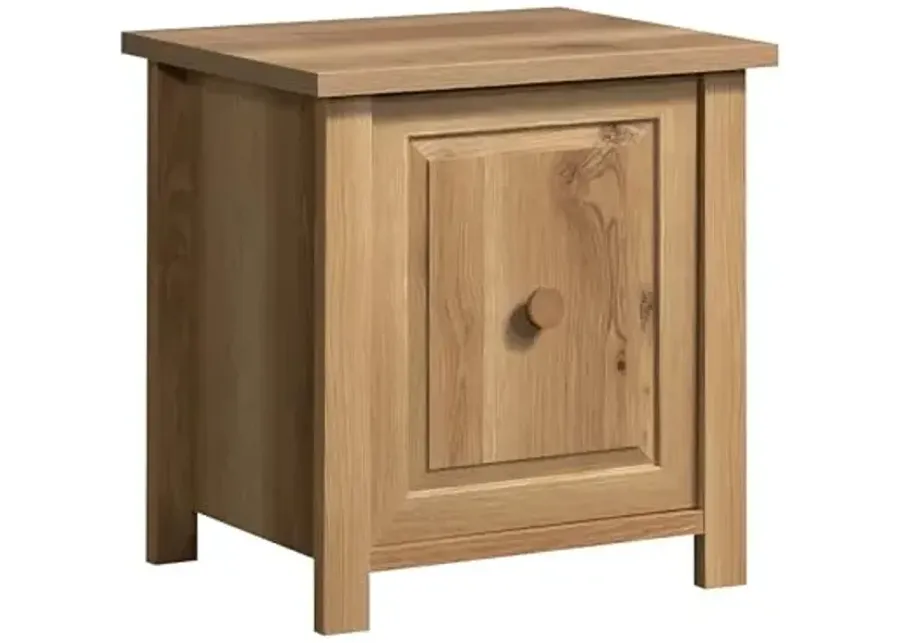 Sauder Hillmont Farm Night Stand, Timber Oak Finish-Timber Oak Finish