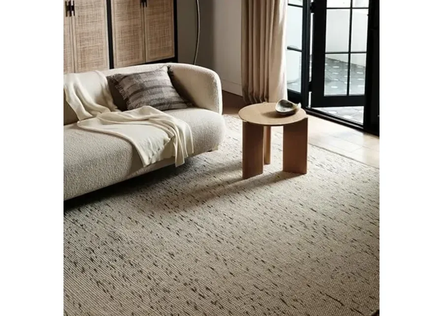 Rugs USA X Frenshe Interiors by Ashley Tisdale Hamptons Marled Tasseled Area Rug, 3x5, Ivory-Hamptons Ivory