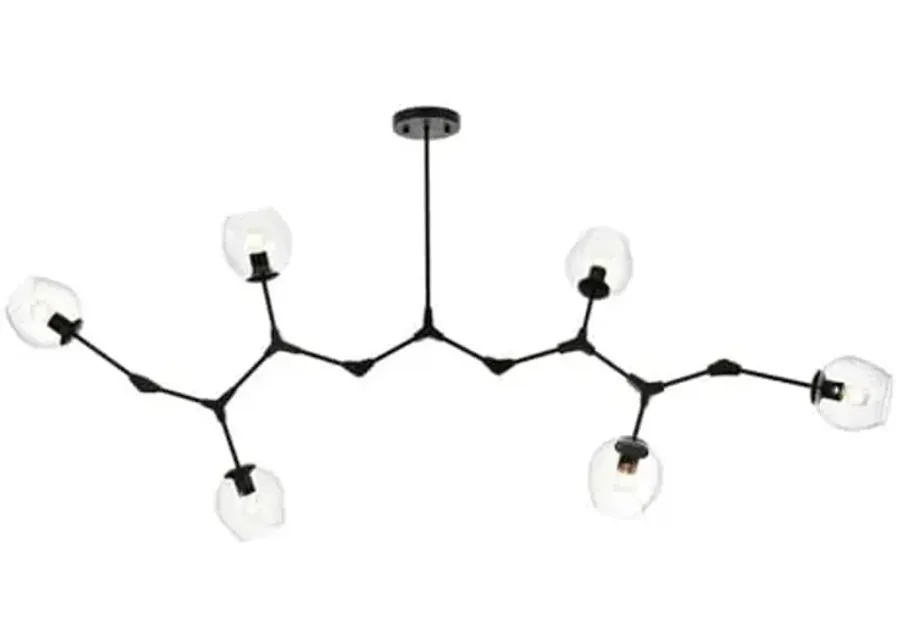 Elegant Lighting Cavoli 70 inch Chandelier in Black-27