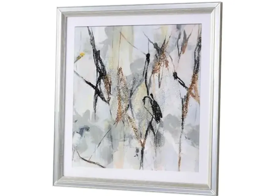 Wayborn Rain Dance Framed Wall Art-Mirrored