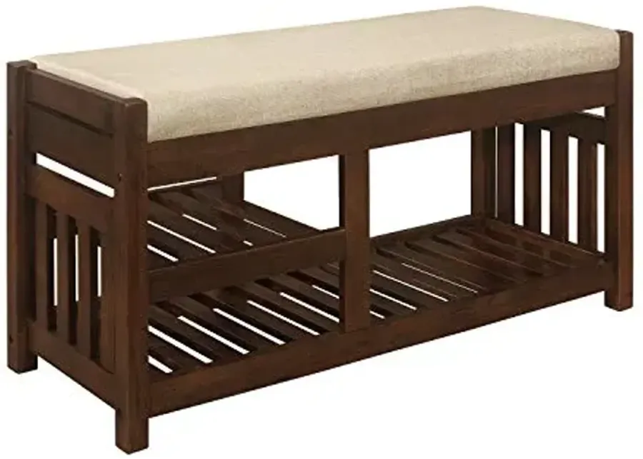 Lexicon Cristo Bench, Walnut-14