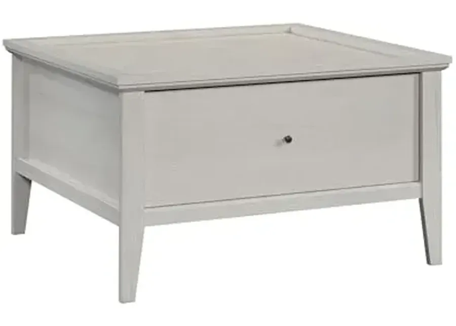 Sauder Larkin Ledge Coffee Table with Drawer, Glacier Oak Finish-Glacier Oak Finish