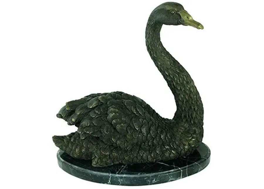 Wayborn Swan Bronze Sculpture-Bronze