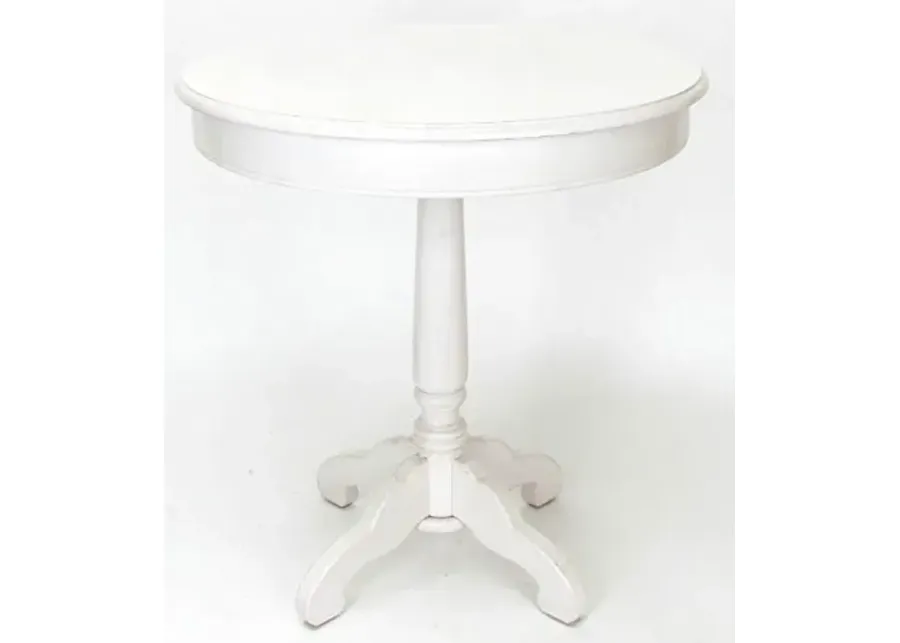 Wayborn Column Dining Table in Whitewash Finish-Whitewash