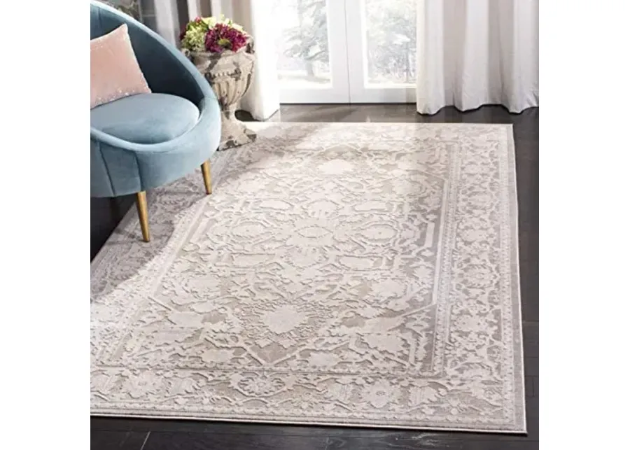 SAFAVIEH Reflection Collection Area Rug - 5'1" x 7'6\-Beige, Cream