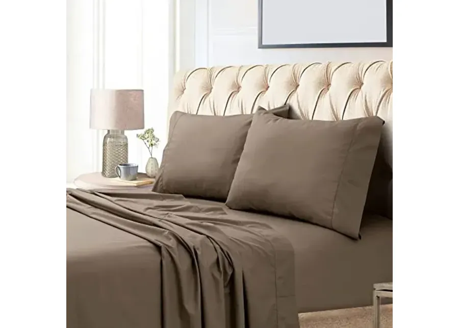 Tribeca Living Luxury 800 Thread Count Queen Sheet Set, 100% Egyptian Cotton Sateen, Deep Pocket Sheets, Soft & Breathable, Elegant Hemstitched Design - Taupe-Beige 1 69379-tribeca-living-luxury-800-thread-count-queen-sheet-set-100-egyptian-cotton-sateen-deep-pocket-sheets-soft-breathable-elegant-hemstitched-design-taupe-beige-1.webp