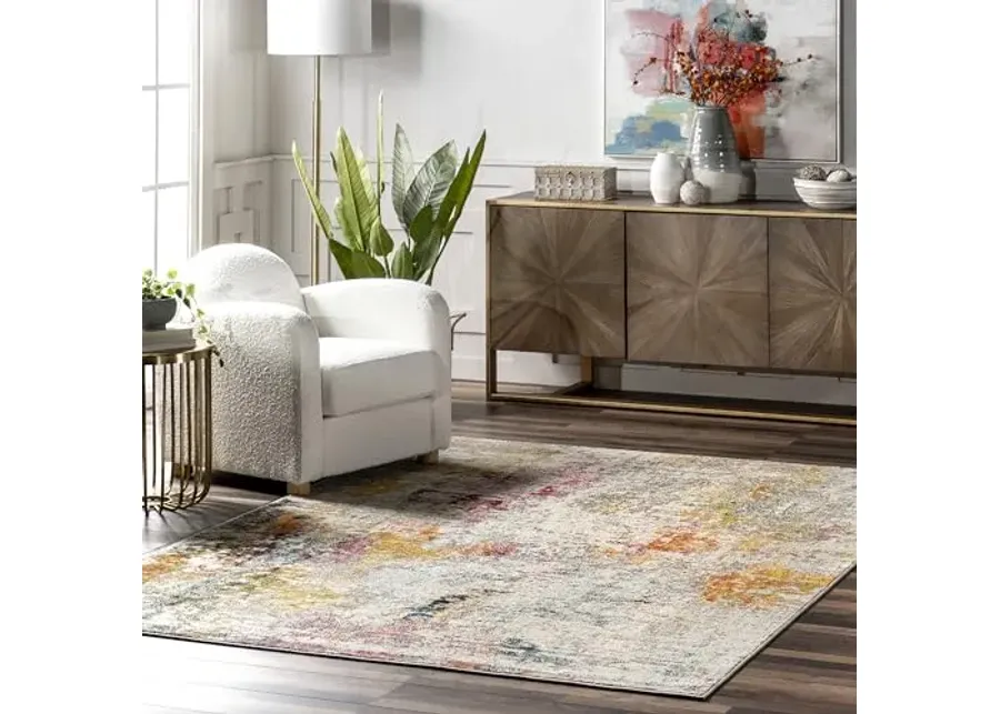 nuLOOM Cèzanne Colorful Abstract Area Rug, 5' 3" x 7' 7\-Multi Color